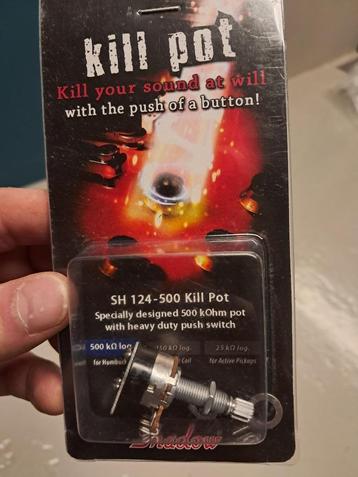 Kill Pot potmeter voor gitaar/bas (3 maal, ook los te koop) beschikbaar voor biedingen