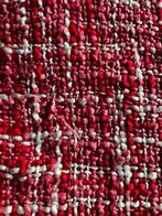 Mooi rood wit gemêleerde woondeken plaid 130 x 170 plaid, Ophalen of Verzenden, Zo goed als nieuw