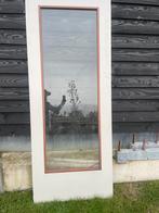 Hpl deur met glas, 215 cm of meer, Glas, 80 tot 100 cm, Ophalen of Verzenden