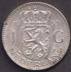 1 zilveren gulden 1955. ADV. no.60 S., Postzegels en Munten, Munten | Nederland, 1 gulden, Koningin Juliana, Zilver, Ophalen of Verzenden