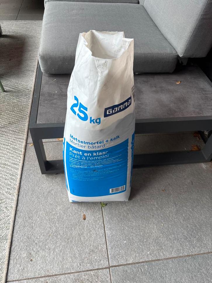 Metselmortel + Kalk 24kg - Gamma, Doe-het-zelf en Verbouw, Metselstenen, Nieuw, Bakstenen, Ophalen