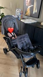 Dubbele buggy, Kinderen en Baby's, Tweelingen en Meerlingen, Ophalen, Zo goed als nieuw, Kinderwagen of Buggy