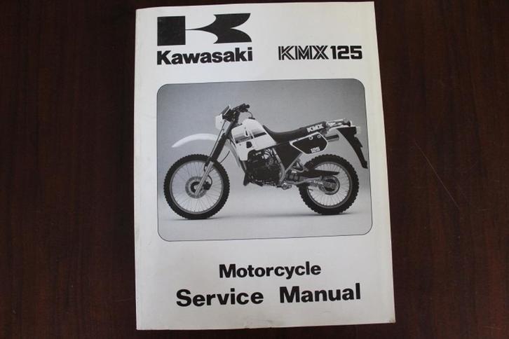 Kawasaki KMX125 1986 1995 motorcycle service manual KMX 125, Motoren, Handleidingen en Instructieboekjes, Kawasaki, Ophalen of Verzenden