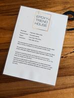 Houten salontafel met epoxy - 125x90cm, Huis en Inrichting, Tafels | Salontafels, Ophalen, 100 tot 150 cm, Nieuw, 50 tot 100 cm