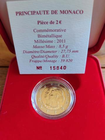 Monaco 2 euro 2011 BU Huwelijk beschikbaar voor biedingen