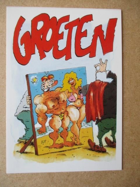 adv10965 joop klepzeiker ansichtkaart 3, Verzamelen, Ophalen, Overige figuren, Gebruikt, Overige typen
