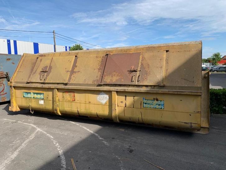 Gesloten container 20M3 portaal en haakarm Nummer 4, Doe-het-zelf en Verbouw, Transportwagens, Gebruikt, Transportkar, 100 liter of meer