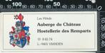 Sticker: Les Hotel Remparts - Vianden, Ophalen of Verzenden, Zo goed als nieuw, Bedrijf of Vereniging