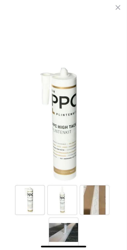High Tack Montagekit - Plinten & Profielen - wit - 1 doos, Doe-het-zelf en Verbouw, Plinten en Afwerking, Nieuw, Lijsten, Overige materialen