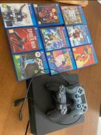 PS4 playstation 4 met spellen 2 controllers, Spelcomputers en Games, Spelcomputers | Sony PlayStation 4, Ophalen of Verzenden