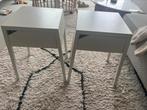 2x metalen ikea nachtkastjes goede staat, Ophalen, Zo goed als nieuw, Metaal of Aluminium, Minder dan 45 cm