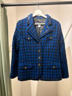 Basler jasje kobalt blauw wol print 38, Ophalen of Verzenden, Zo goed als nieuw, Maat 38/40 (M), Blauw