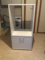 Wasmachine kast- Wit - Zo goed als nieuw, Minder dan 50 cm, 100 tot 150 cm, Ophalen of Verzenden, Zo goed als nieuw