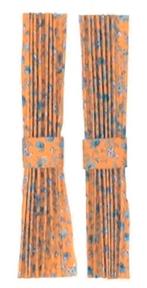 poppenhuis miniaturen geplooide gordijnen set nr 2, Verzamelen, Poppenhuizen en Toebehoren, Ophalen of Verzenden, Nieuw, Poppenhuis