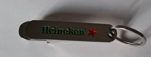 Heineken Flesopener/sleutelhanger metaal, Verzamelen, Biermerken, Zo goed als nieuw, Flesopener, Heineken, Ophalen of Verzenden