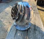 Roterende RVS trekkap / schoorsteenkap, Ophalen of Verzenden, Gebruikt, Ventilator