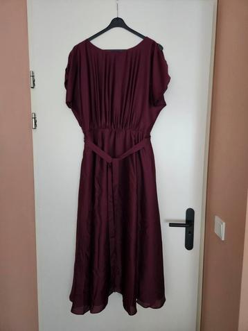 Swing jurk bordeaux maat 40 beschikbaar voor biedingen