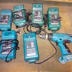 Makita boormachine en 5x acculader., Doe-het-zelf en Verbouw, Ophalen, Zo goed als nieuw, 600 watt of meer, Boormachine