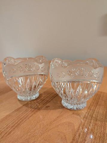 Vintage Kristallen Kommen Oneida Southern Garden  beschikbaar voor biedingen