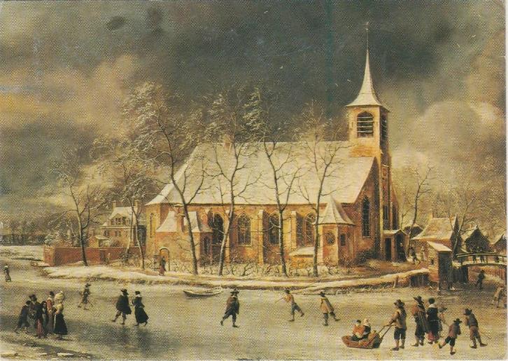 OUDERKERK Kerk J.A. Beerstraten 1622-1666, Verzamelen, Ansichtkaarten | Nederland, Gelopen, Noord-Holland, 1960 tot 1980, Verzenden