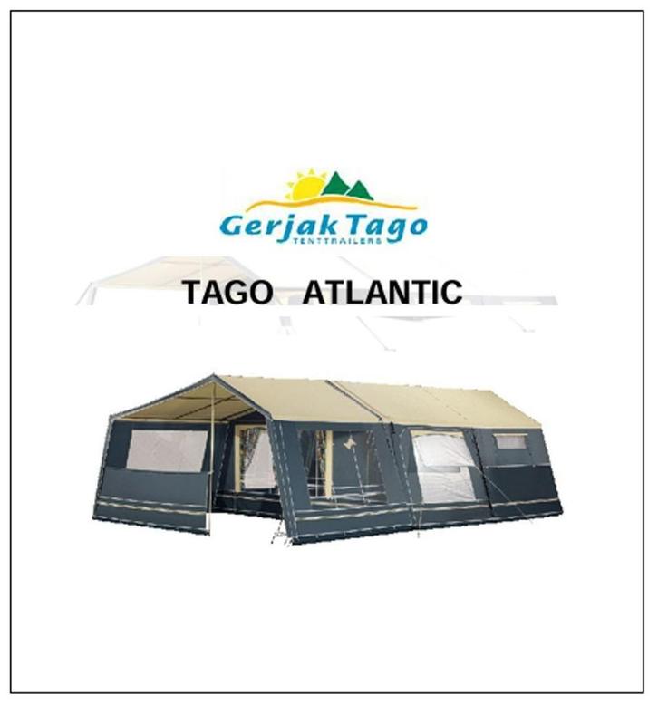 Gerjak Tago Atlantic vouwwagen, Caravans en Kamperen, Vouwwagens, Overige merken, tot en met 6, Meerkleurig, Ophalen