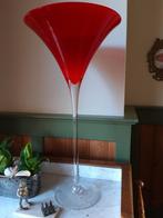 Glazen object, Huis en Inrichting, Lampen | Vloerlampen, Ophalen, Zo goed als nieuw, Glas, Minder dan 100 cm