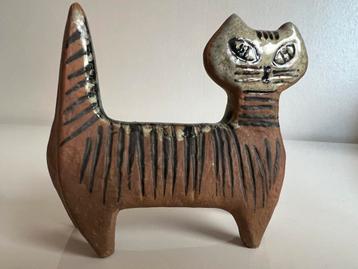 Vintage Lisa Larson Gustavsberg Kat Lilla Zoo jaren 70 beschikbaar voor biedingen