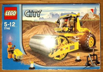 Lego City 7746 Wegenbouw Wals COMPLEET beschikbaar voor biedingen