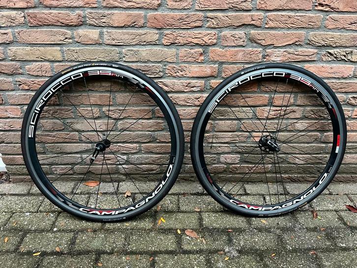 Campagnolo Scirocco Wielset 700x23, Sport en Fitness, Wielrennen, Zo goed als nieuw, Overige typen, Ophalen