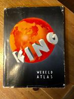 KING atlas wereld.gebonden 1958 met 51 kaartbladen in kleur, Boeken, Atlassen en Landkaarten, Gelezen, Wereld, Ophalen of Verzenden