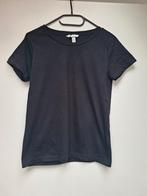 Zwarte korte mouw top / shirt H&M - maat XS 34, H&M, Zwart, Nieuw, Ophalen of Verzenden