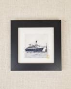 Ets SS Rotterdam 10x10 cm, Huis en Inrichting, Minder dan 50 cm, Oorspronkelijke maker, Nieuw, Ophalen of Verzenden