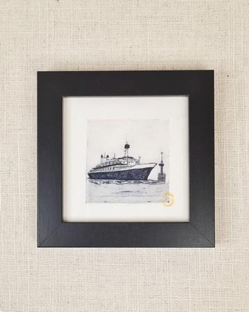 Ets SS Rotterdam 10x10 cm beschikbaar voor biedingen