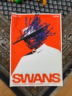 Swans zeefdruk poster, Antiek en Kunst, Ophalen of Verzenden