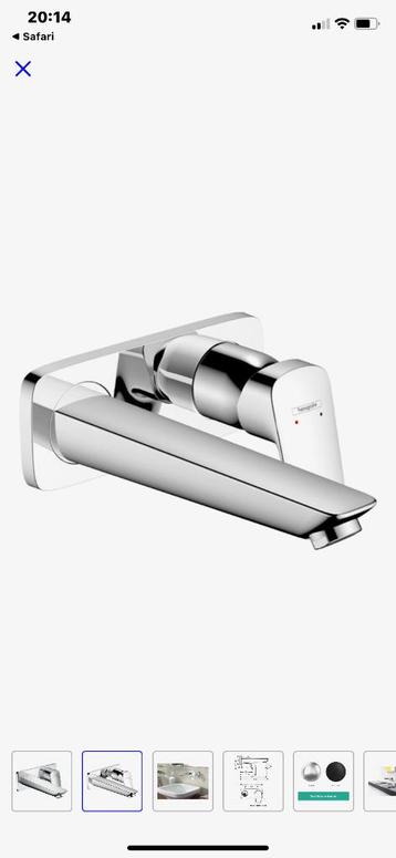 Hansgrohe Logis afbouwdeel voor inbouw wastafelkraan 195 chr beschikbaar voor biedingen