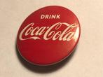 Metalen COCA COLA Button (3,2 cm Rood/Wit)., Verzenden, Zo goed als nieuw, Merk, Button