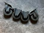 4 stevige rubber wielen, Ophalen of Verzenden