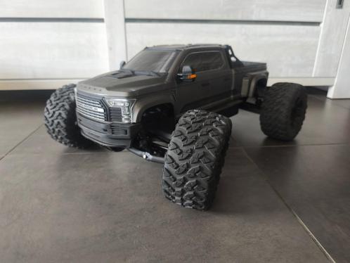 Arrma bigrock 1/7 rtr rijd op 4/6 s Lipo in perfecte staat, Hobby en Vrije tijd, Modelbouw | Radiografisch | Auto's, Zo goed als nieuw