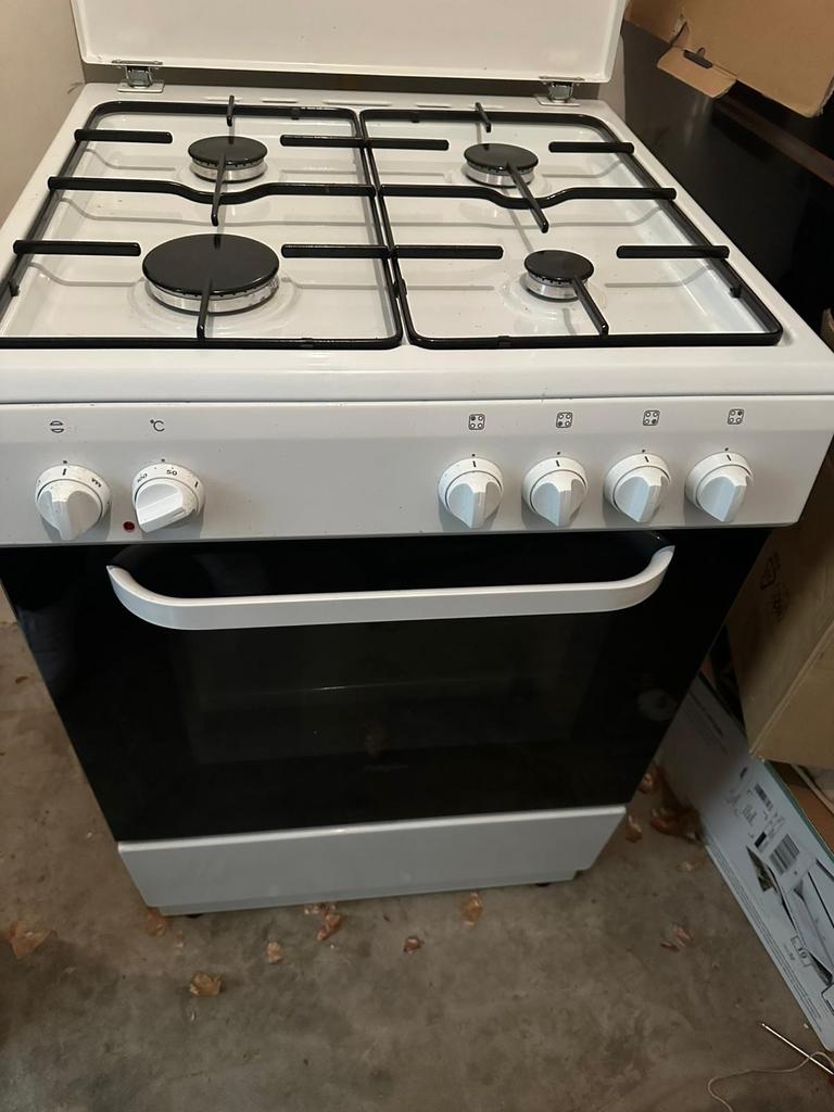 Pelgrim gasfornuis met oven, Ophalen, Gebruikt, 4 kookzones, Gas