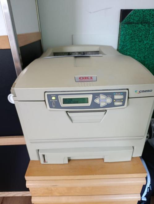 Laserprinter OKI C5250, Computers en Software, Printers, Gebruikt, Printer, Laserprinter, Kleur printen, Zwart-en-wit printen
