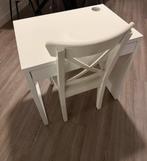 Bureau met stoel, Huis en Inrichting, Tafels | Kaptafels, Ophalen, Zo goed als nieuw, 50 tot 100 cm, Minder dan 100 cm