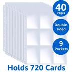 Transparante verzamelkaarthoezen - 9 pocket, Ophalen of Verzenden, Nieuw, Overige typen