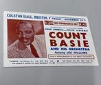 Count Basie Show Flyer 22 November 1957 antiek Joe Williams, Ophalen of Verzenden, A, Foto of Kaart, A