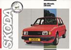 Brochure Skoda 105 - 120 - 130 1985 NEDERLAND, Skoda, Overige merken, Ophalen of Verzenden, Zo goed als nieuw