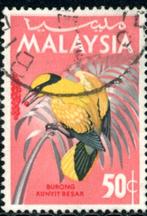 Maleisie 21 - Vogels, Postzegels en Munten, Postzegels | Azië, Zuidoost-Azië, Ophalen of Verzenden, Gestempeld