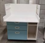 Commode baby blauw met wit, Kinderen en Baby's, Kinderkamer | Commodes en Kasten, Ophalen, Gebruikt, 70 cm of meer, 75 tot 100 cm