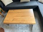 Salontafel orginele Munc, Ophalen, Eiken houtenblad. Onlangs geschuurd en duurzaam gebeitst., 100 tot 150 cm, Eikenhout