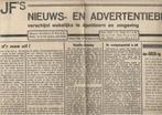Apeldoorn 11 aug 1950 Kijfs nieuws advertentieblad met 4 pp, Verzamelen, Tijdschriften, Kranten en Knipsels, Krant, Ophalen of Verzenden