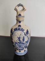 Antieke Delfts blauwe kan / fles met stop 'Erven Lucas Bols', Antiek en Kunst, Ophalen of Verzenden