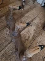 Oude stoere kapstok met herten pootjes, Wandkapstok, Heikant 21 Kaatsheuvel, Belle Vieille Brocante, Ophalen of Verzenden